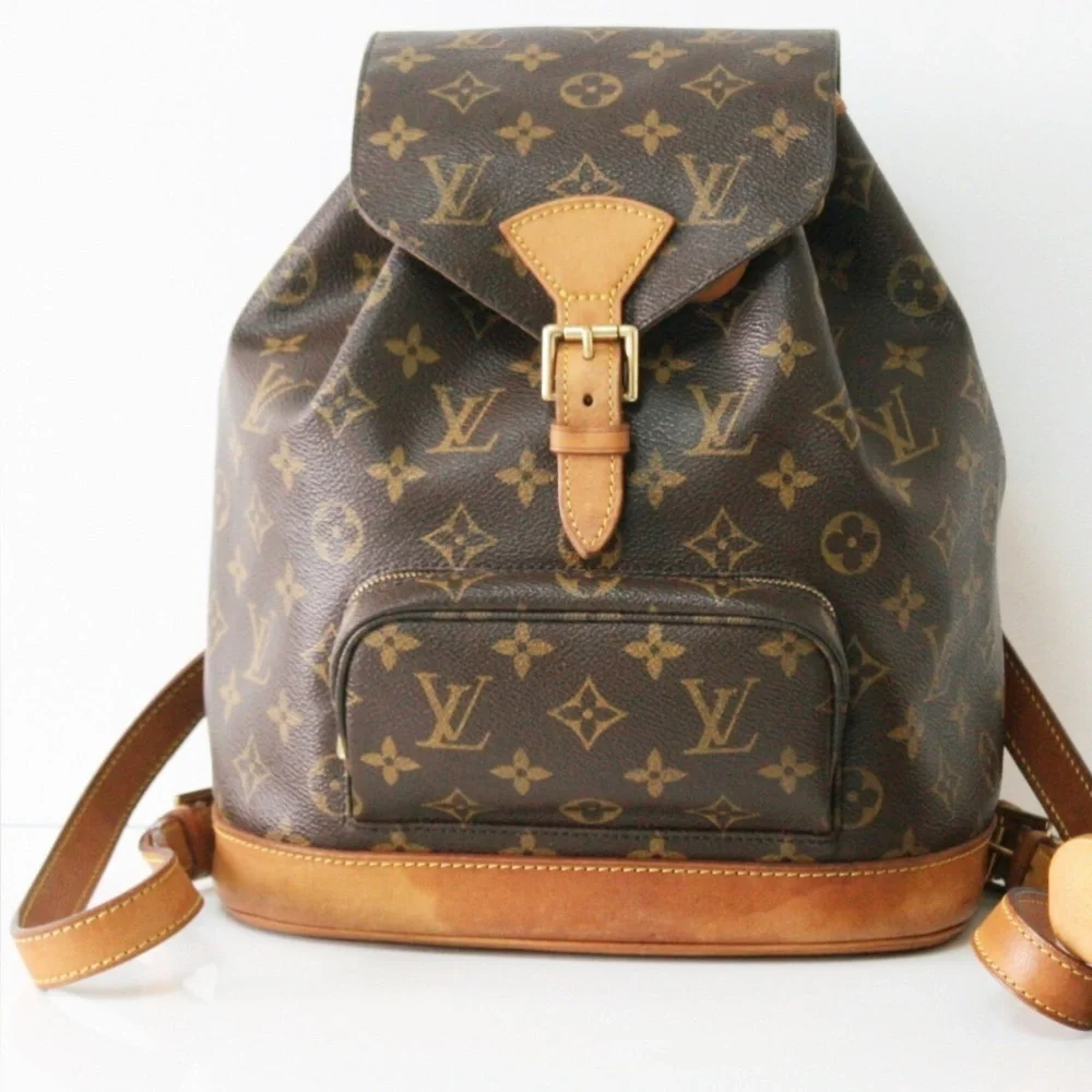 Louis Vuitton Monogram Canvas Montsouris Backpack MM Brown